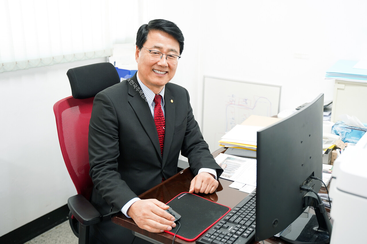 김선태 조합장 | 방배동 977 가로주택 [사진=이호준 기자]