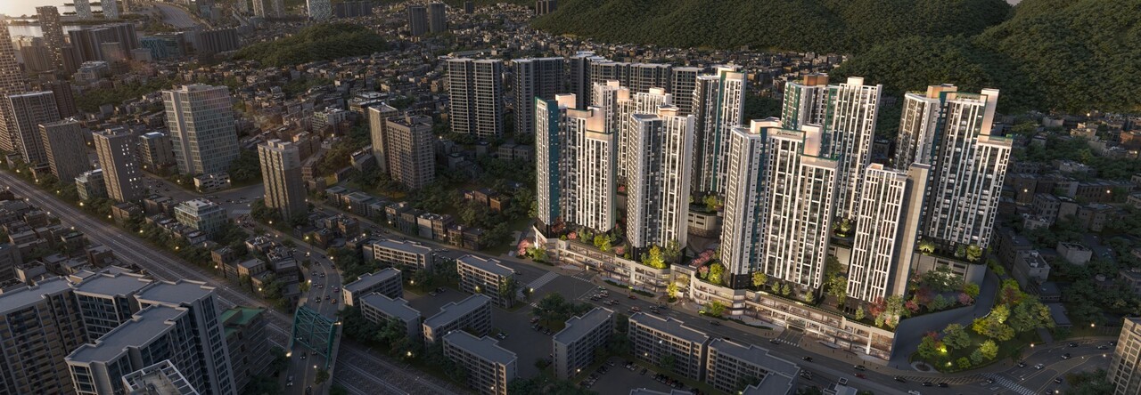 부삼 범천5구역 재개발 [조감도=HJ중공업 제공]