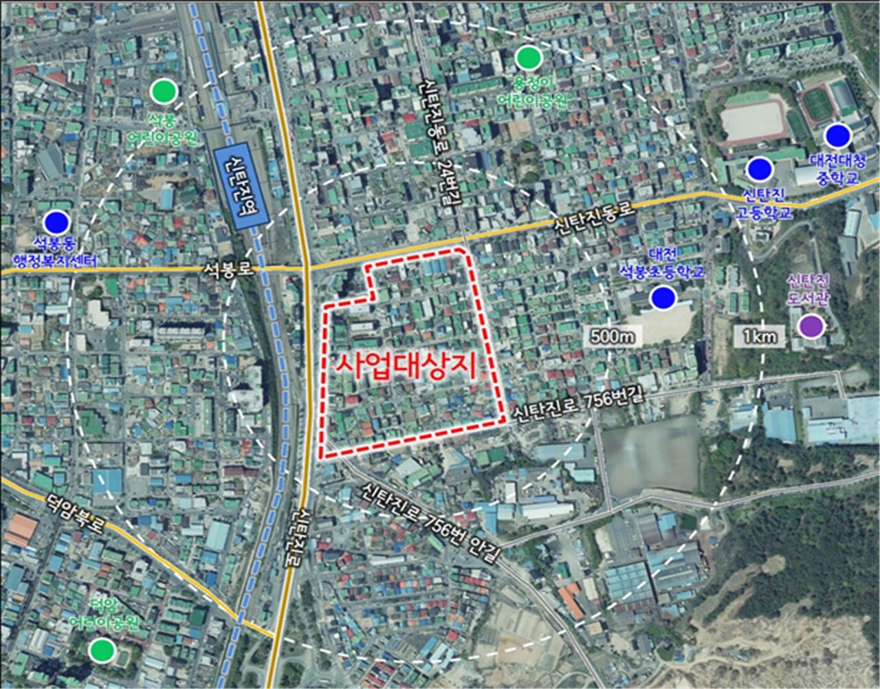 신탄진동1구역, 재개발 정비구역 지정… 6월 창립총회